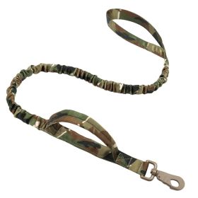 Outdoor Nylon Tactical Dog Collar (Option: Camouflage Tow Rope-M)