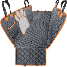 Cute Claw Car Rear Pet Pad (Option: Orange Edging)