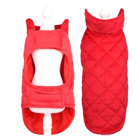 Velvet Pet Clothes Autumn And Winter Warm (Option: Red-S)