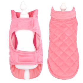 Velvet Pet Clothes Autumn And Winter Warm (Option: Pink-5XL)