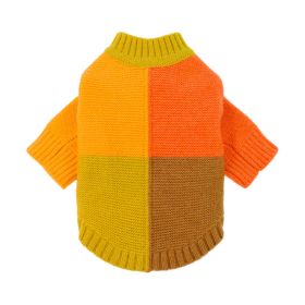 Dog Sweater Acrylic Pet Clothing (Option: Yellow-No 4)